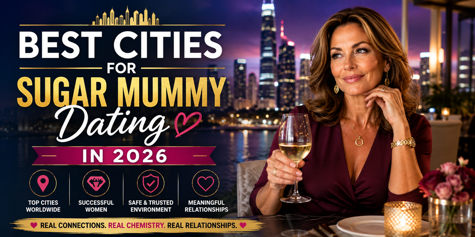 Best Cities for Sugar Mummy Dating in 2026