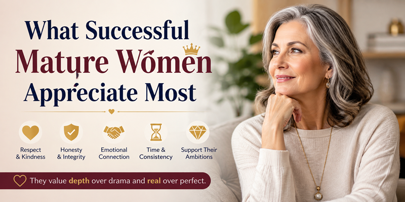 What Successful Mature Women Appreciate Most in a Relationship